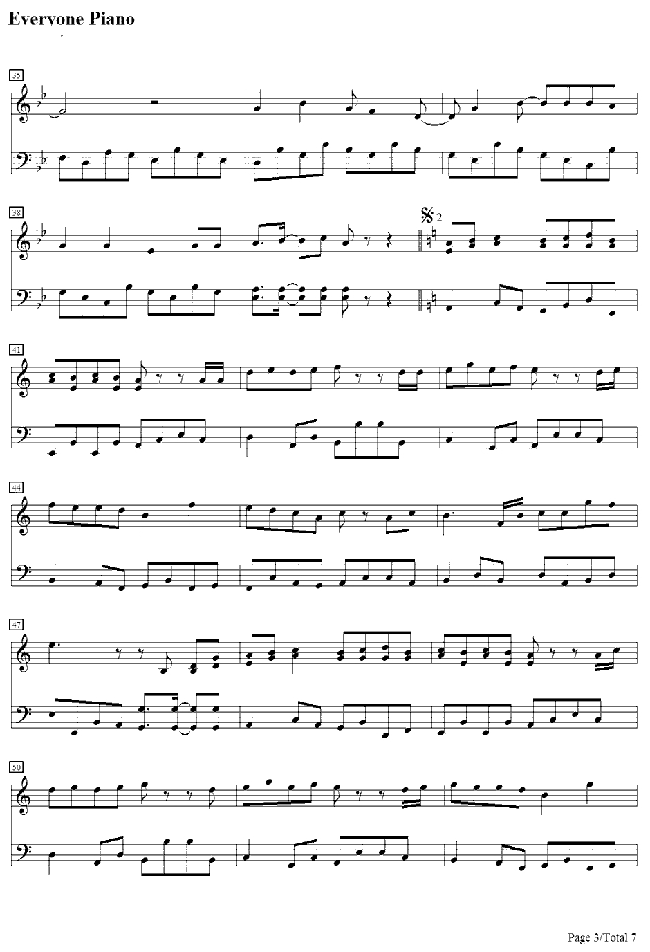 五番目のピエロ钢琴谱-镜音レン3