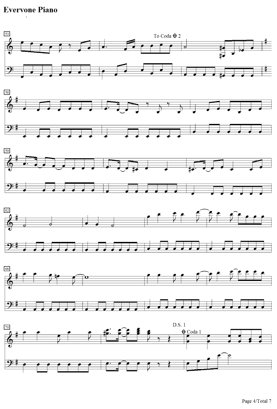 五番目のピエロ钢琴谱-镜音レン4