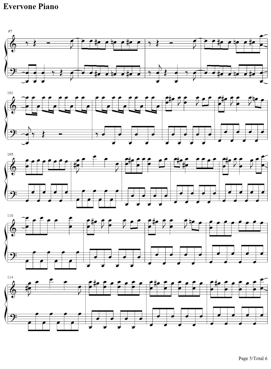 Chai Maxx钢琴谱-桃色幸运草Z5