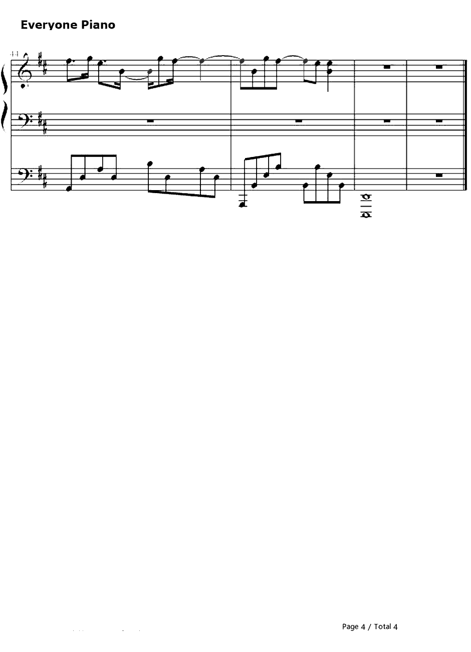 三つ叶の结びめ钢琴谱-やなぎなぎ-来自风平浪静的明天ED24