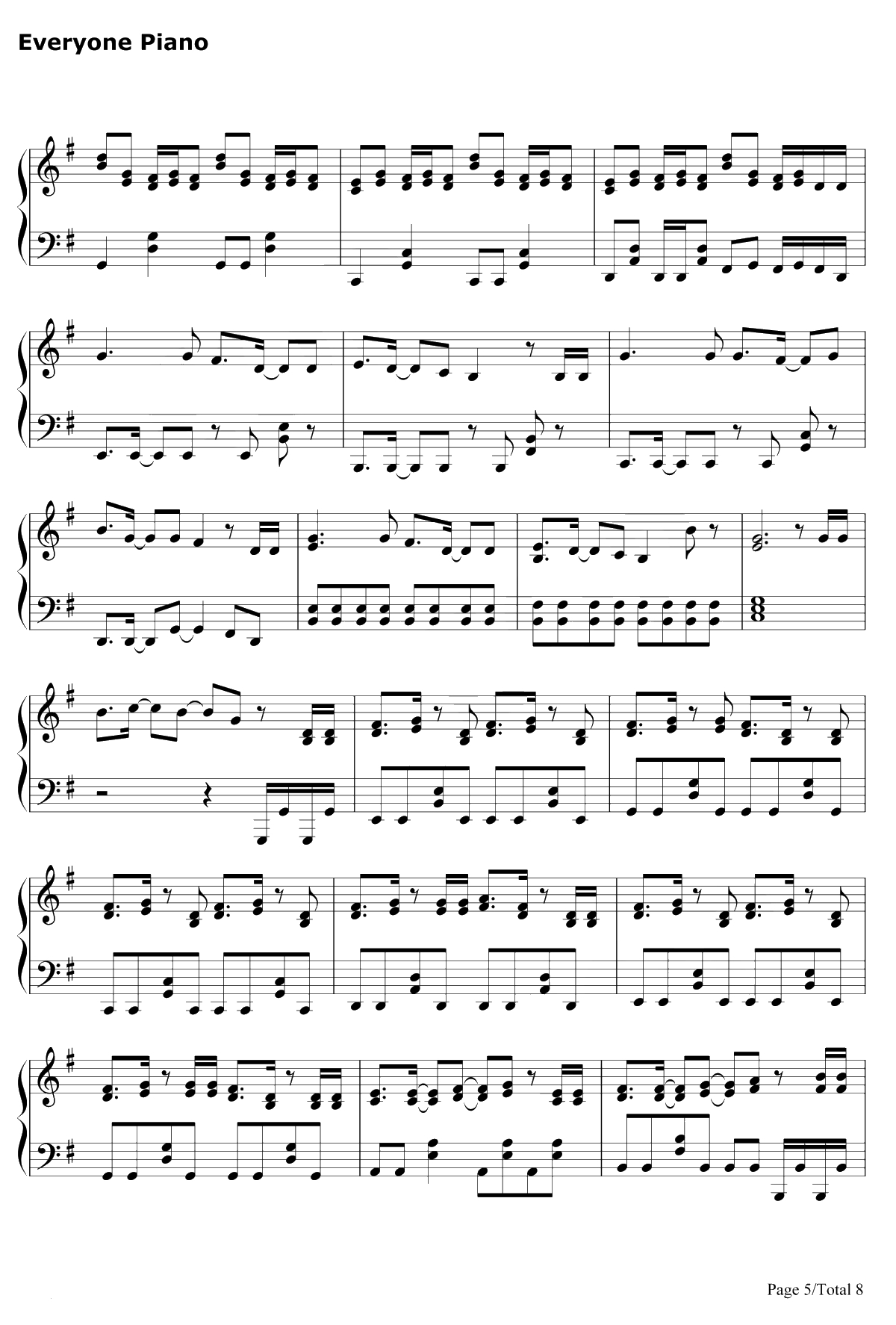 ロストワンの号哭钢琴谱-镜音リン5