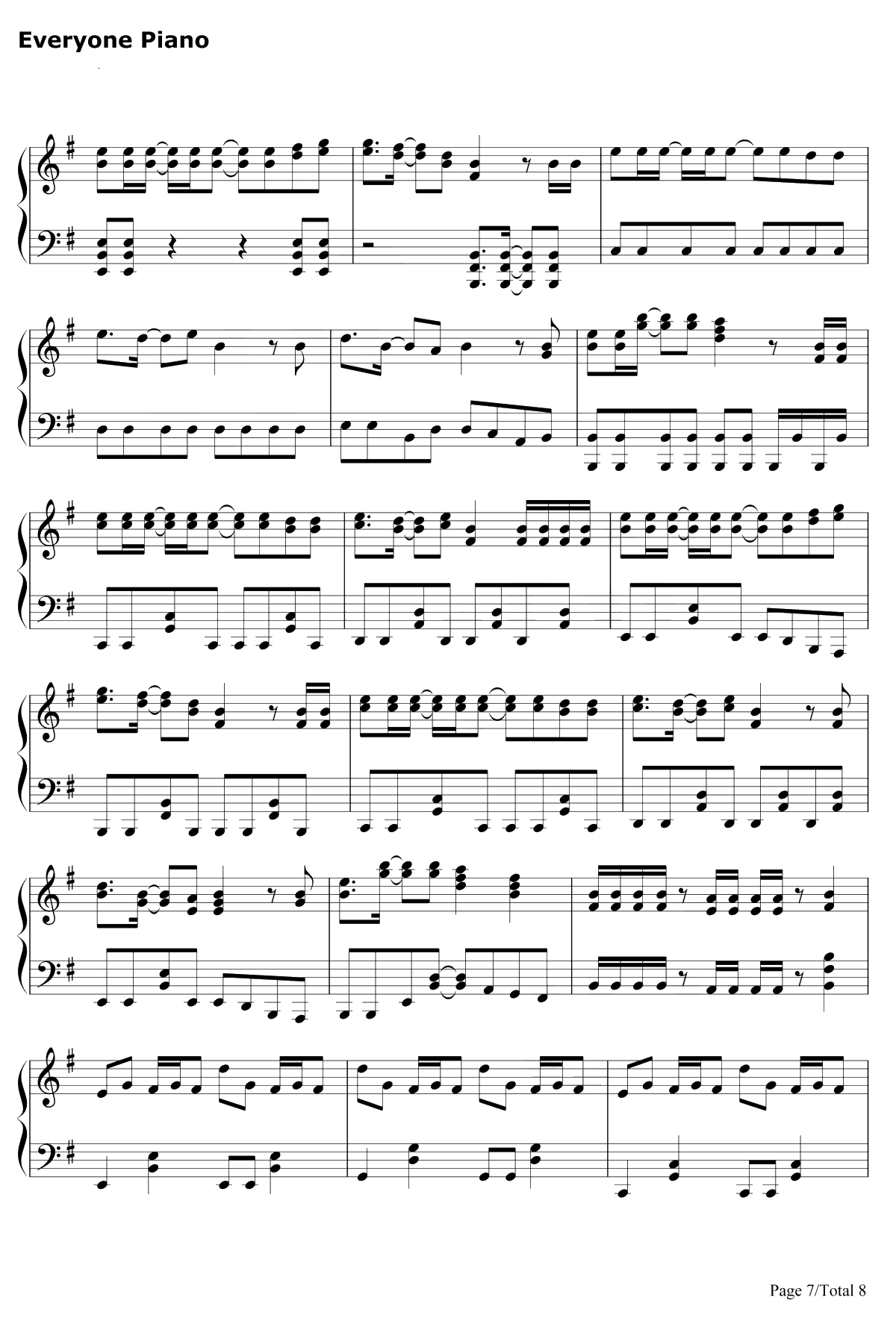 ロストワンの号哭钢琴谱-镜音リン7