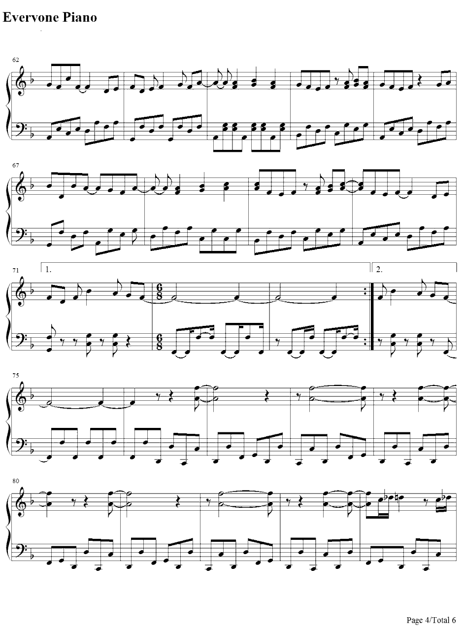 ミライボウル钢琴谱-ももいろクローバーZ桃色幸运草-龙之界点ED4