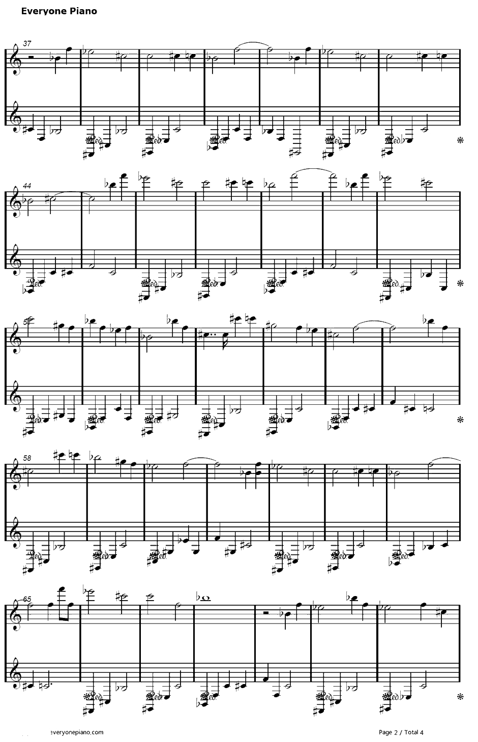 忆钢琴谱-石进2