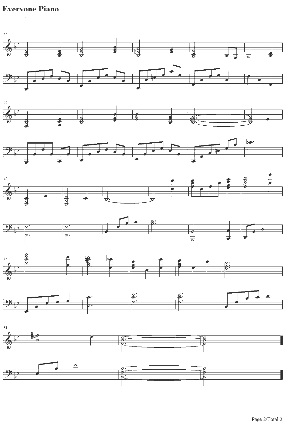 仰げば尊し钢琴谱-未知-毕业歌2