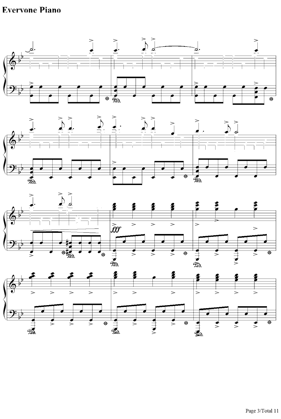 A Song of Storm and Fire钢琴谱-翼•年代记-翼•年代记OST3