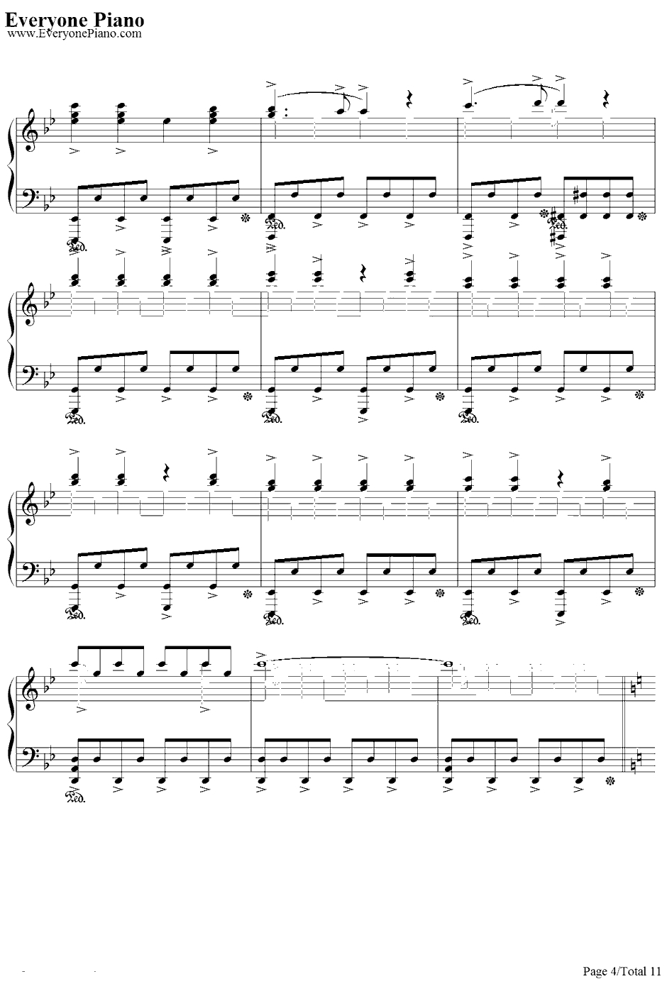 A Song of Storm and Fire钢琴谱-翼•年代记-翼•年代记OST4