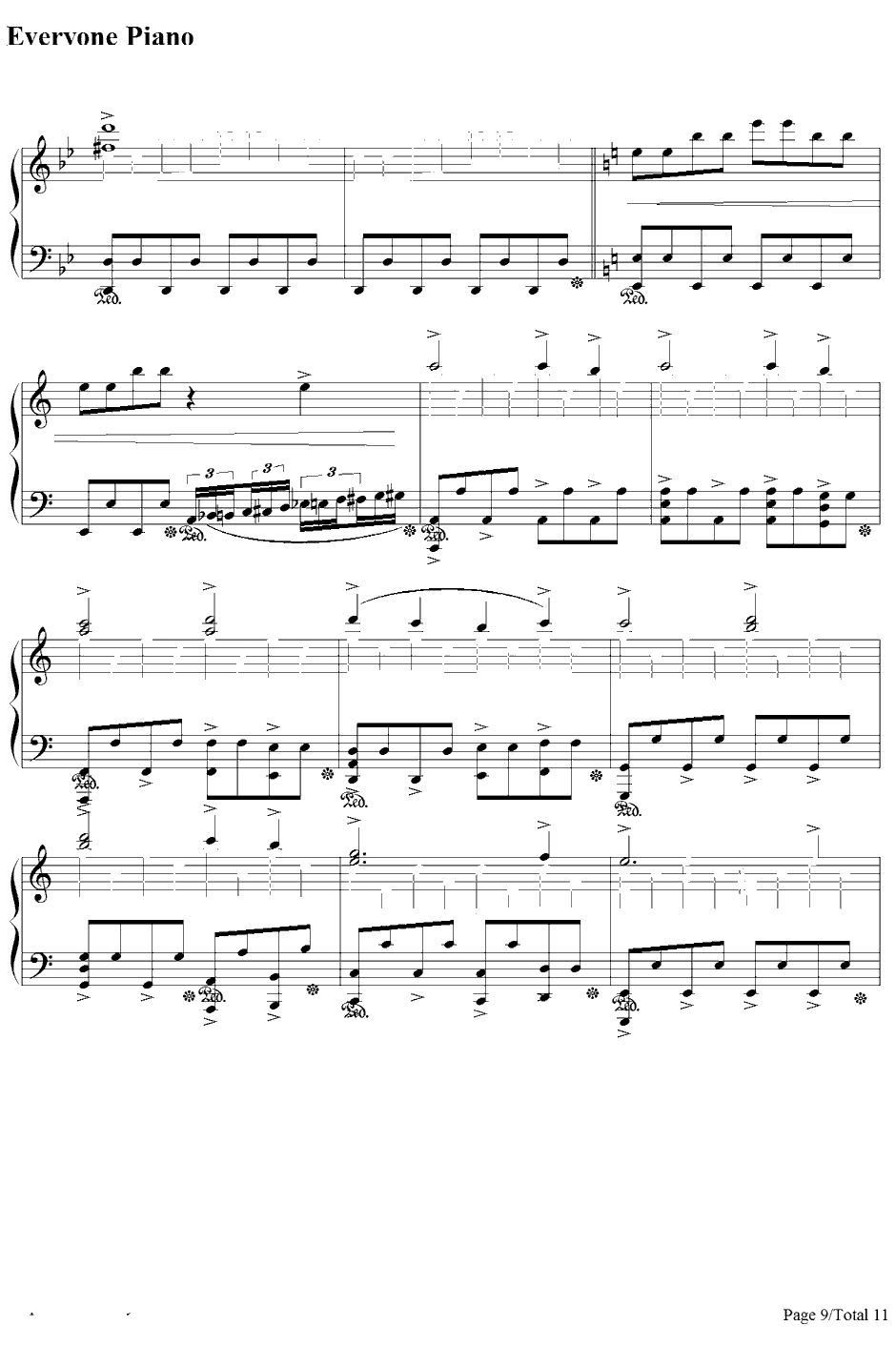 A Song of Storm and Fire钢琴谱-翼•年代记-翼•年代记OST9