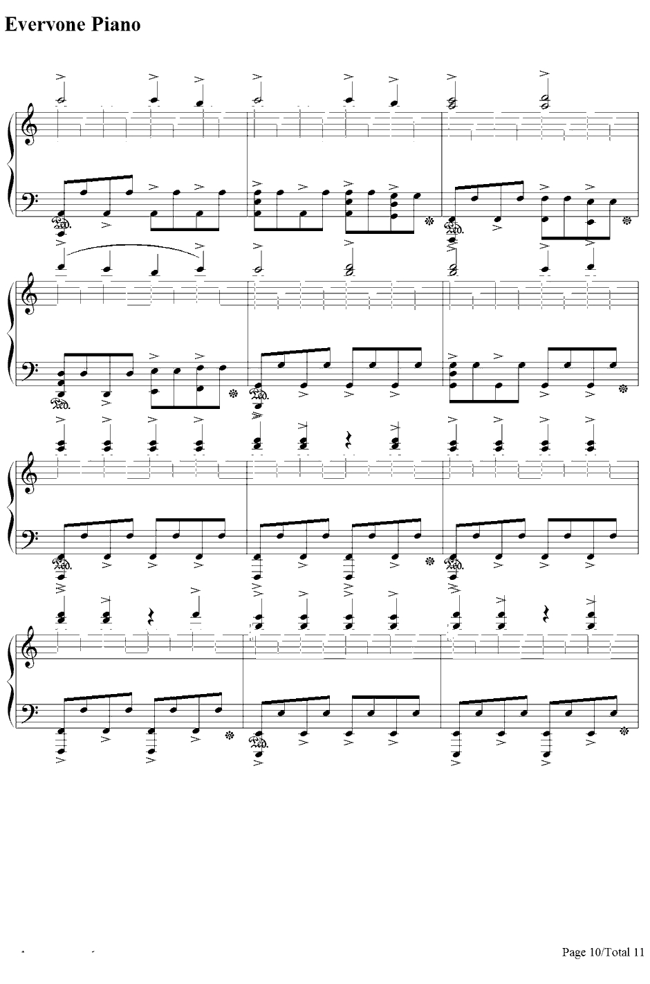 A Song of Storm and Fire钢琴谱-翼•年代记-翼•年代记OST10