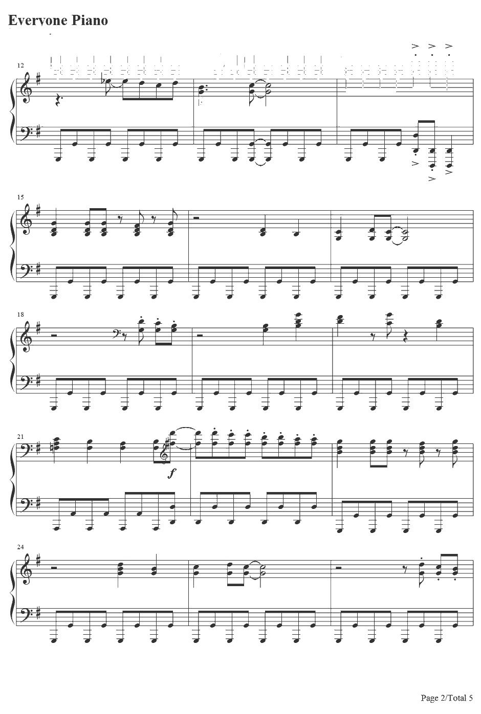 Girlish Lover钢琴谱-自演乙-我女友与青梅竹马的惨烈修罗场OP2