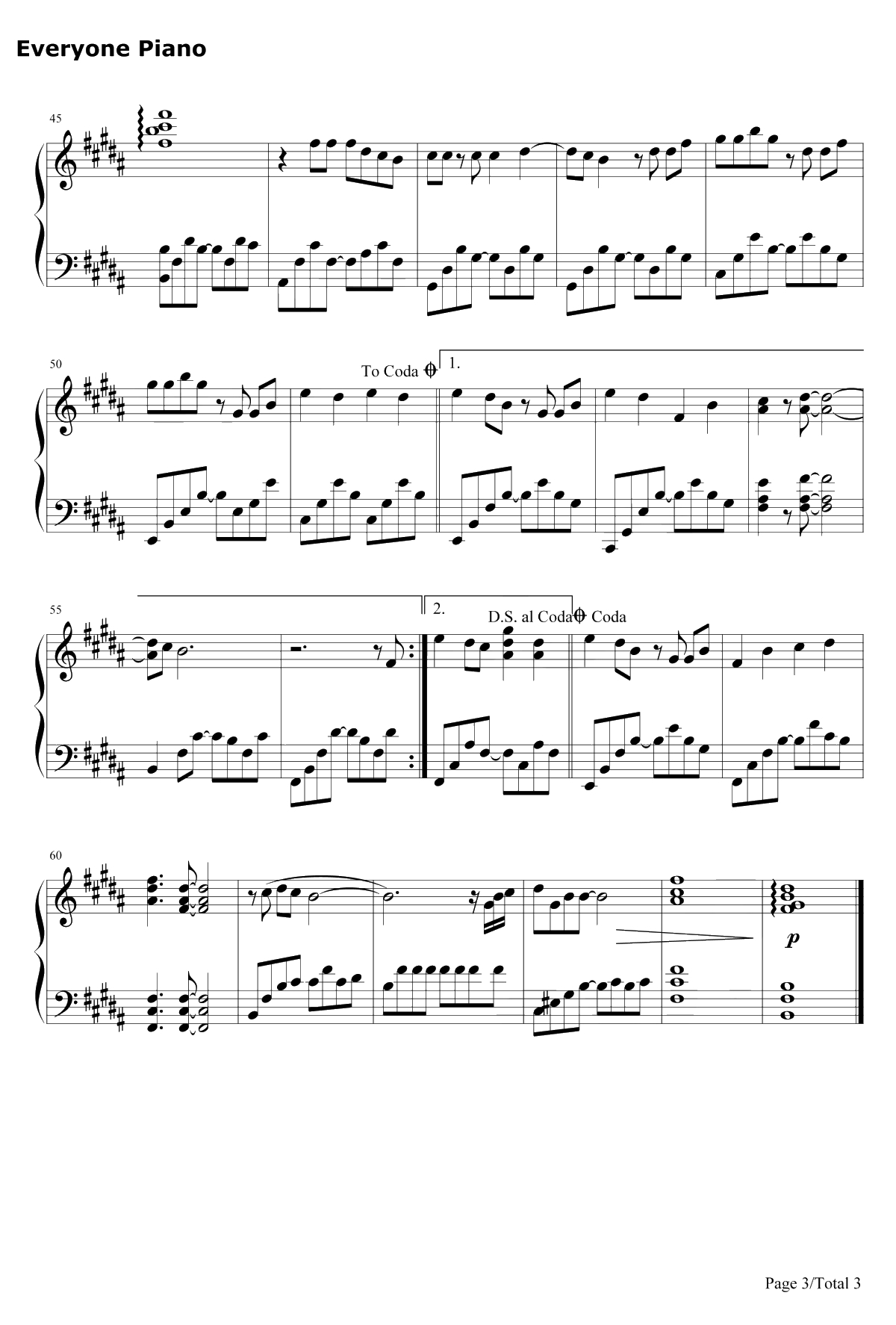 太委屈钢琴谱-陶晶莹3