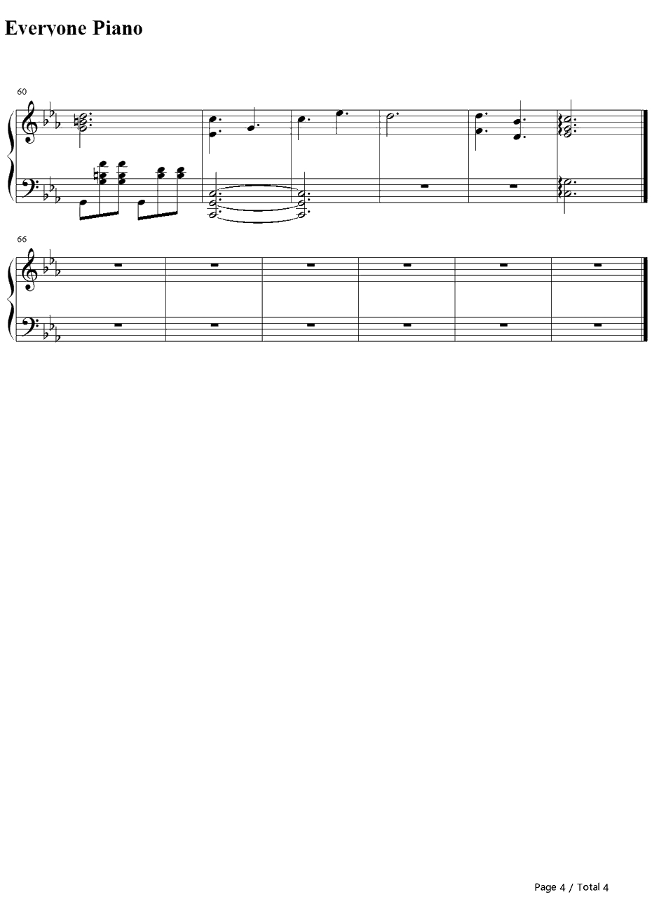 Lacrimosa钢琴谱-Kalafina-黑执事ED24