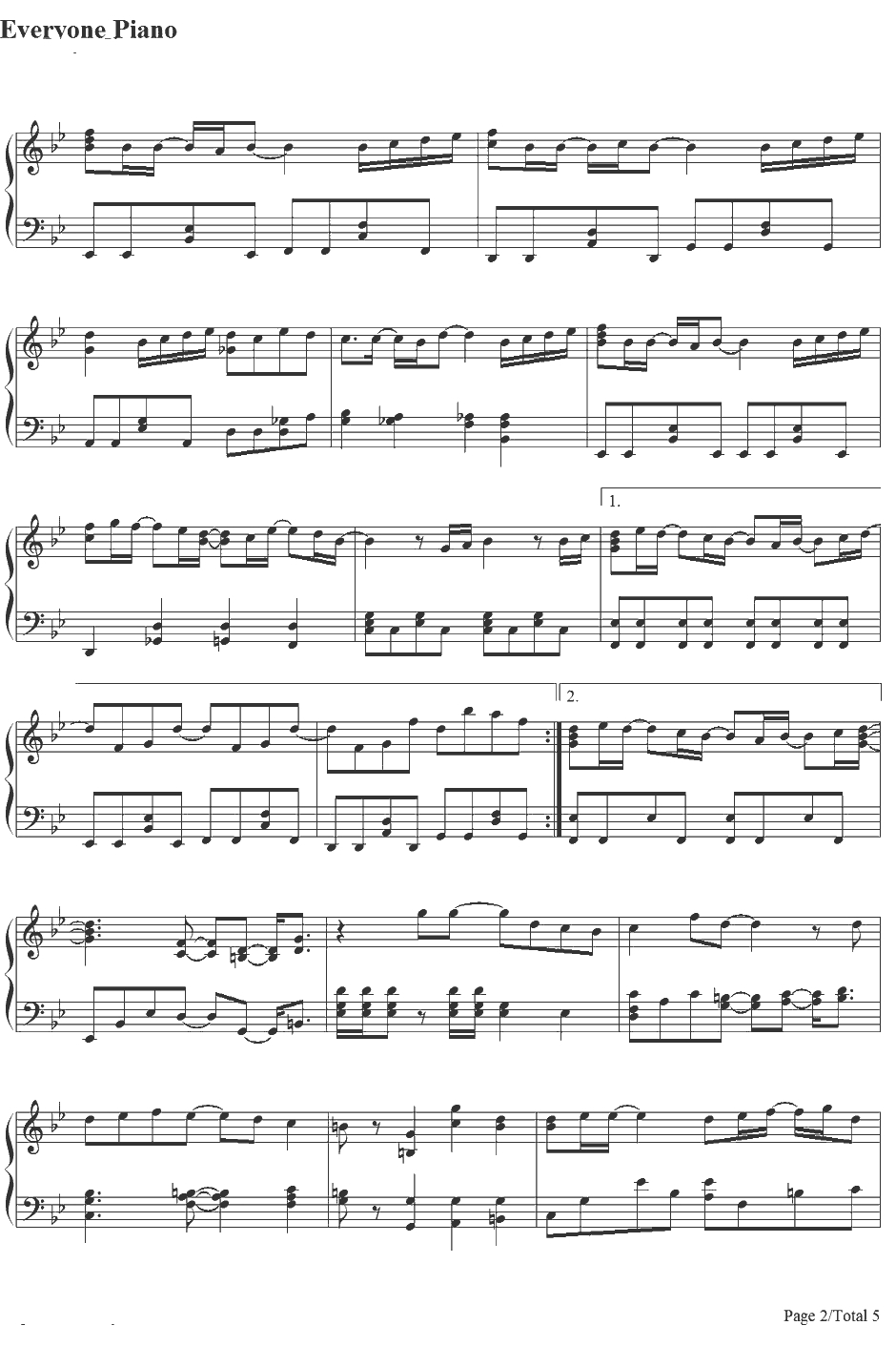 Dear Snow钢琴谱-岚-大奥主題歌2