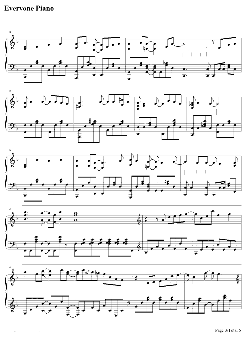 またあした钢琴谱-悠木碧-魔法少女小圆角色歌3