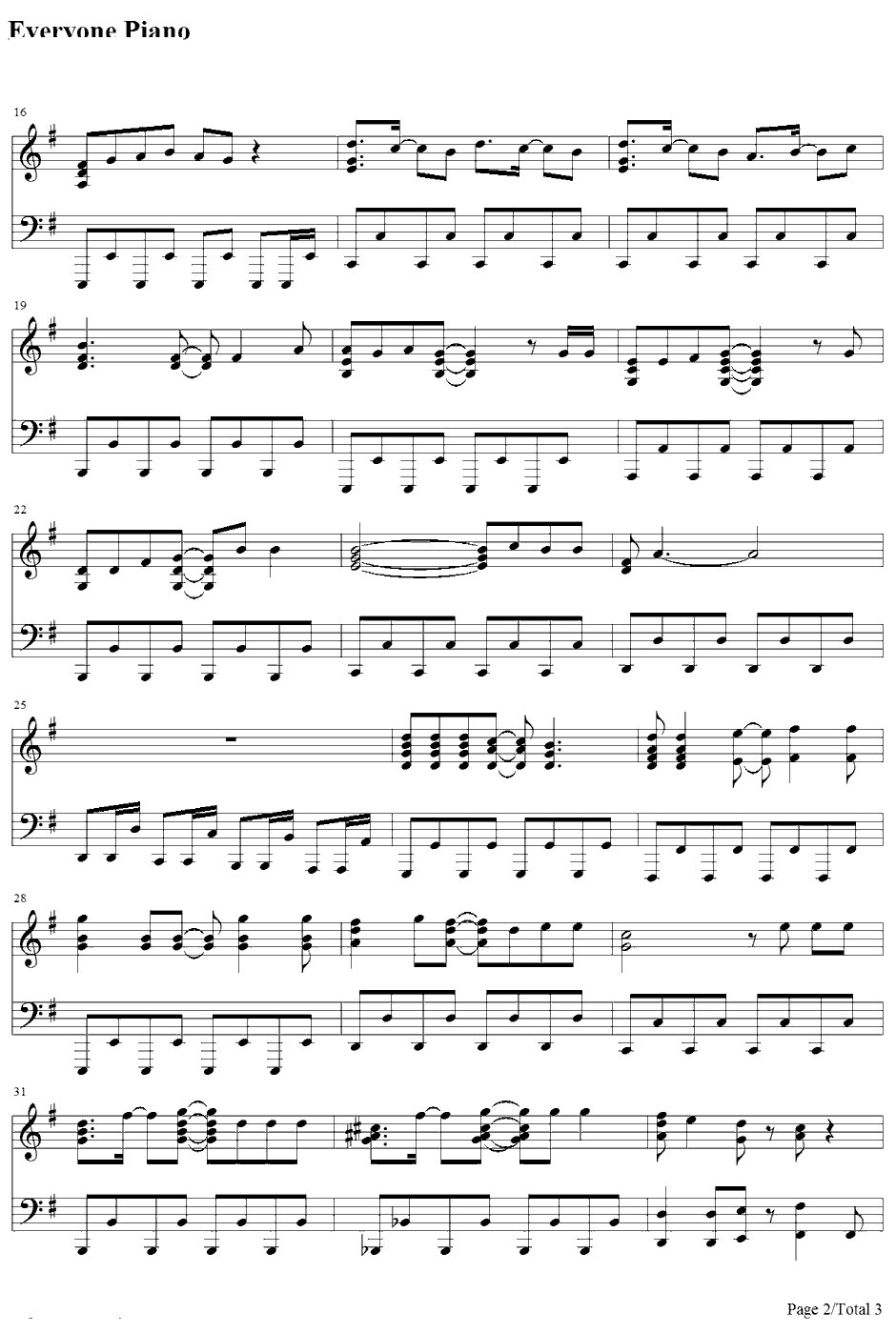 NEVE REND钢琴谱-安室奈美惠2