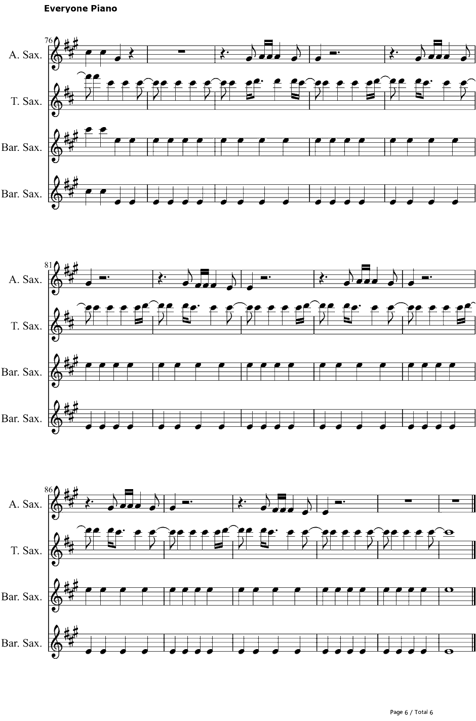 We Might Be Dead By Tomorrow钢琴谱-Soko6