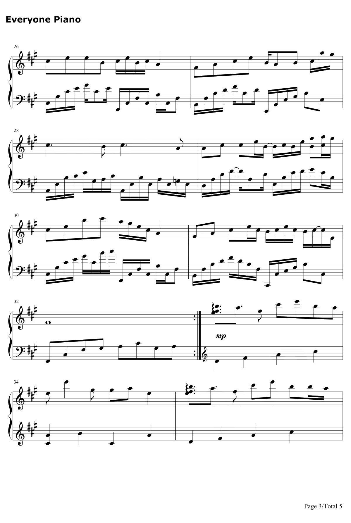 Hometown and miss钢琴谱-小周-醉美轻音乐只为打动你3