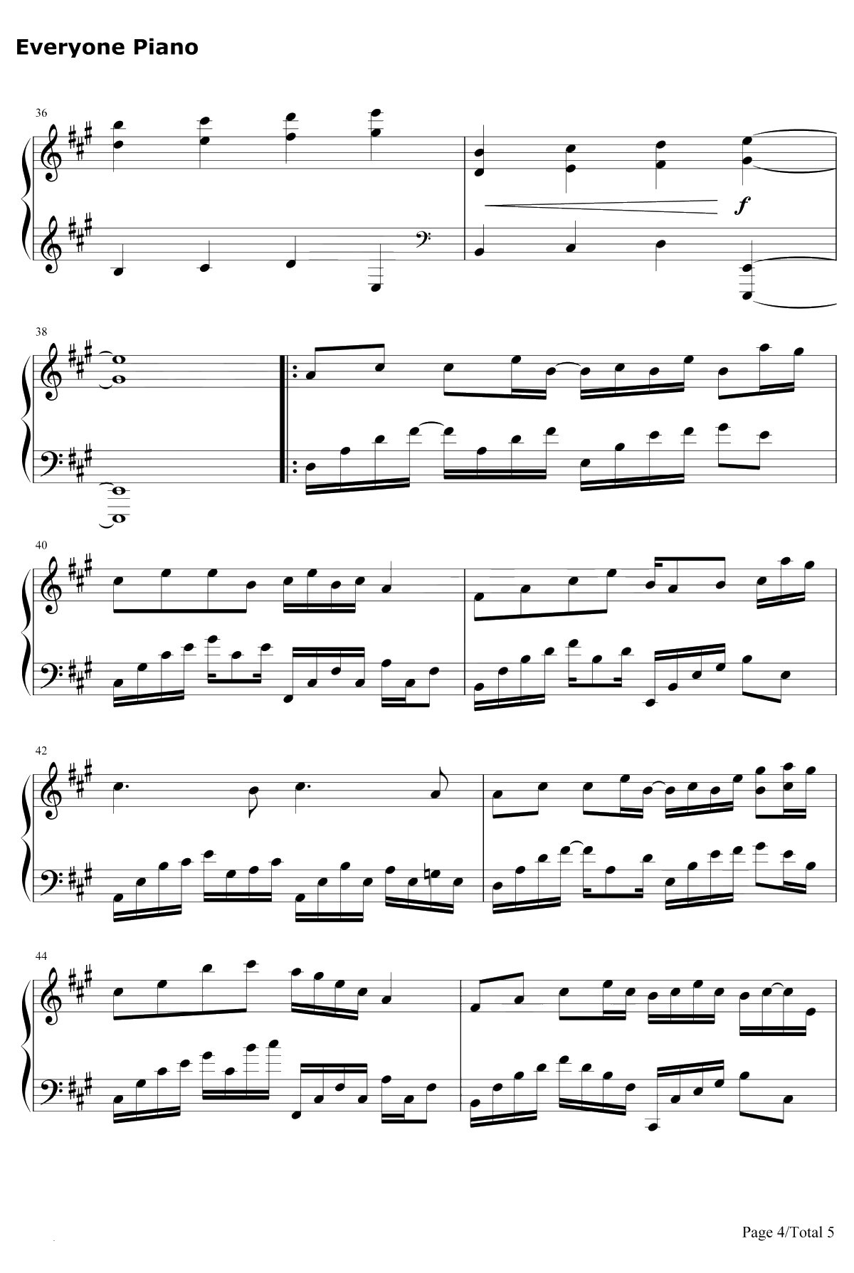 Hometown and miss钢琴谱-小周-醉美轻音乐只为打动你4