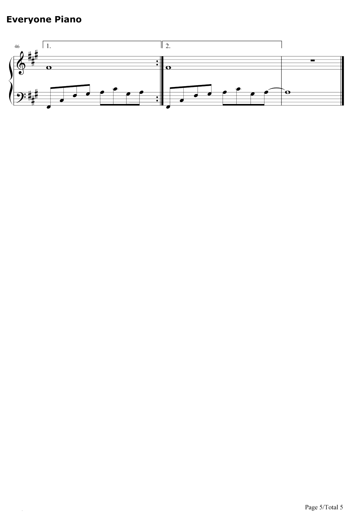 Hometown and miss钢琴谱-小周-醉美轻音乐只为打动你5