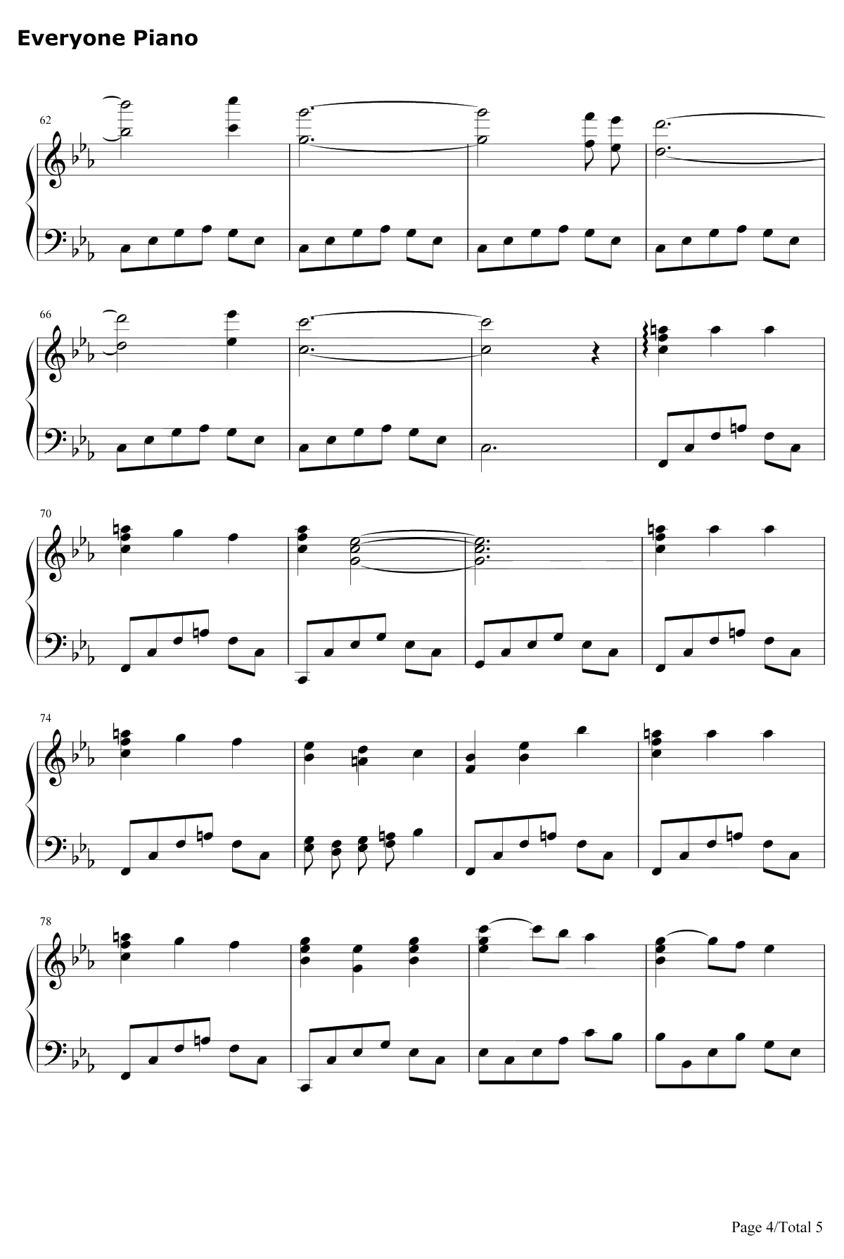 Helvetesfonster钢琴谱-Ghost4