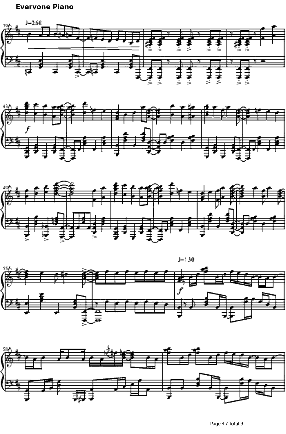 夜咄ディセイブ钢琴谱-自然の敵P4