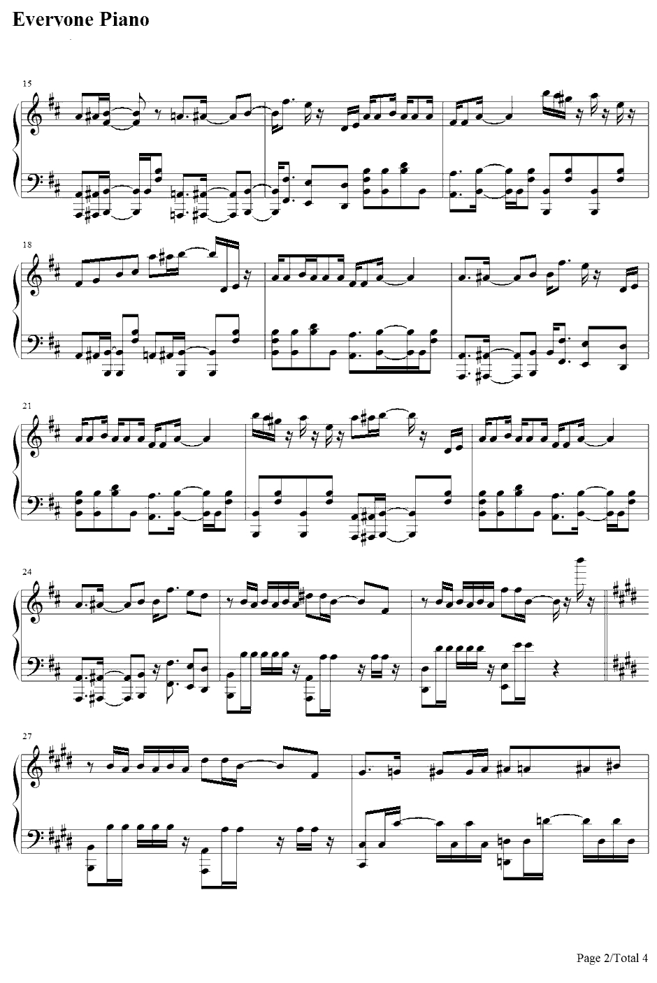 GO! GO! MANIAC钢琴谱-放学后茶会放学后TEATIME-轻音少女第二季OP2