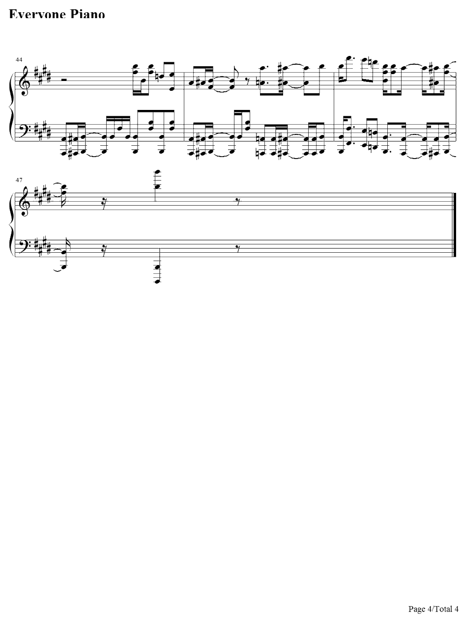 GO! GO! MANIAC钢琴谱-放学后茶会放学后TEATIME-轻音少女第二季OP4