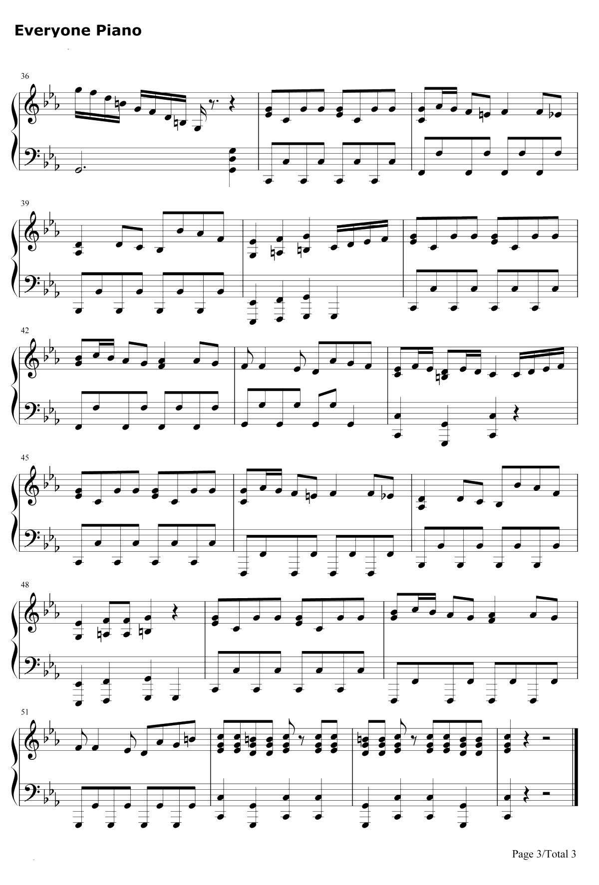 おジャ魔女カーニバル!!钢琴谱-MAHO堂-小魔女DoReMiOP3