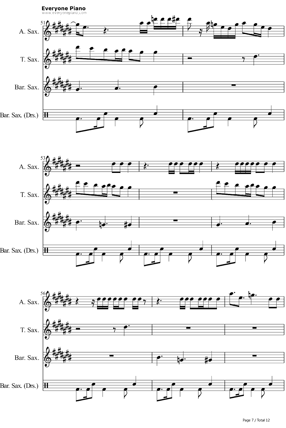 Loyal钢琴谱-ChrisBrownft.LilWayne&Tyga7