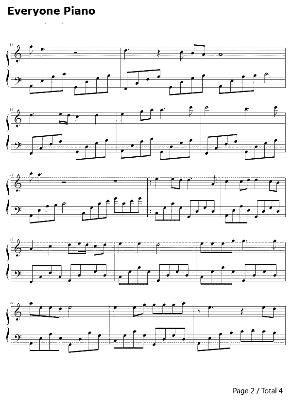 盛夏的果实钢琴谱-莫文蔚2