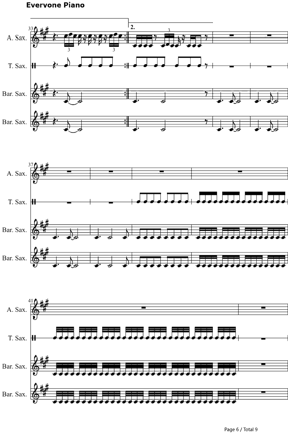 Turn Down for What钢琴谱-DJSnake&LilJon6