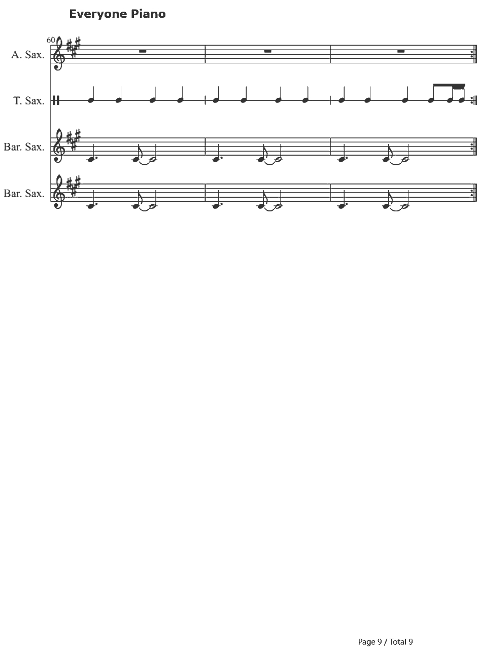 Turn Down for What钢琴谱-DJSnake&LilJon9