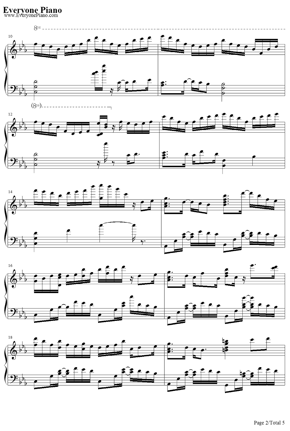 名前のない怪物钢琴谱-EGOIST-PSYCHO2