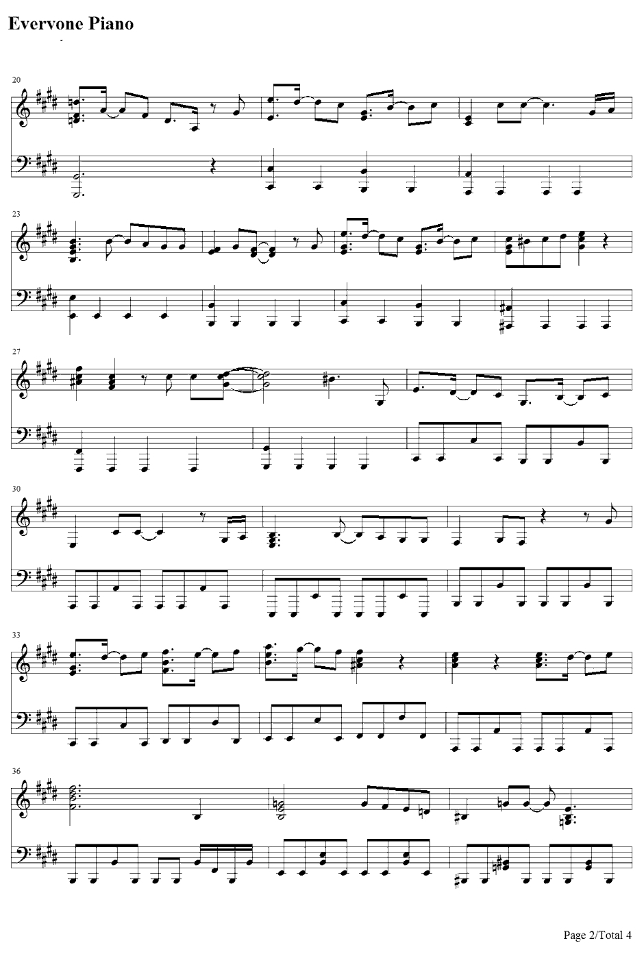 未来への咆哮钢琴谱-JAMProject-Muv2