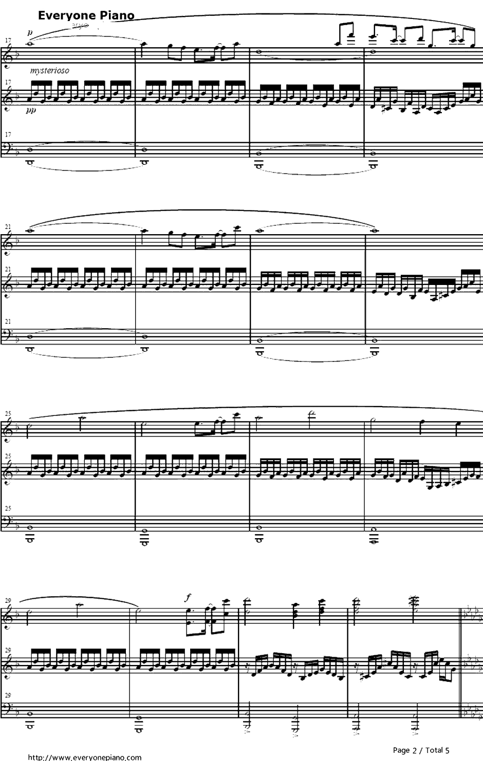 东の国の眠らない夜钢琴谱-东方Project-东方文花帖2