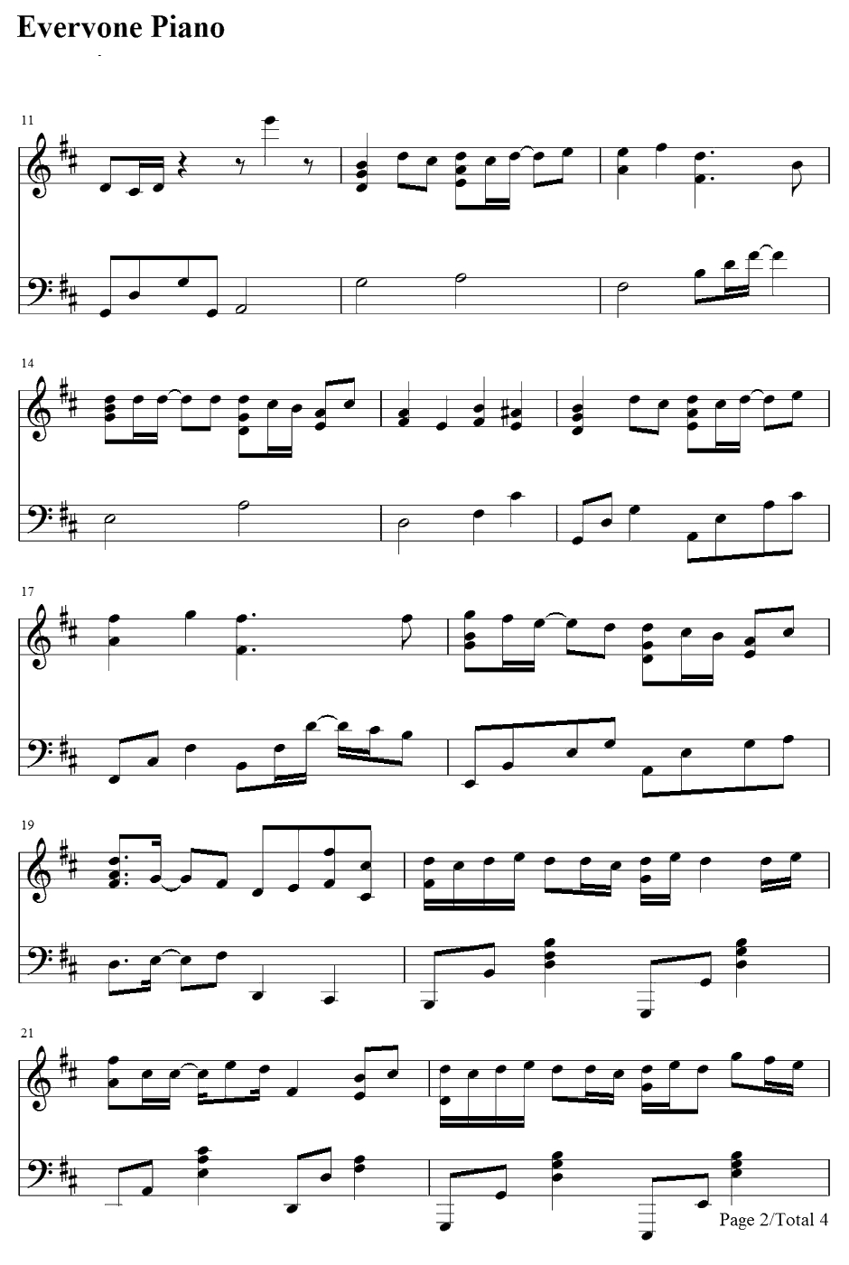 まどろみの約束钢琴谱-千反田爱瑠（佐藤聪美）伊原摩耶花（茅野爱衣）-冰菓ED2