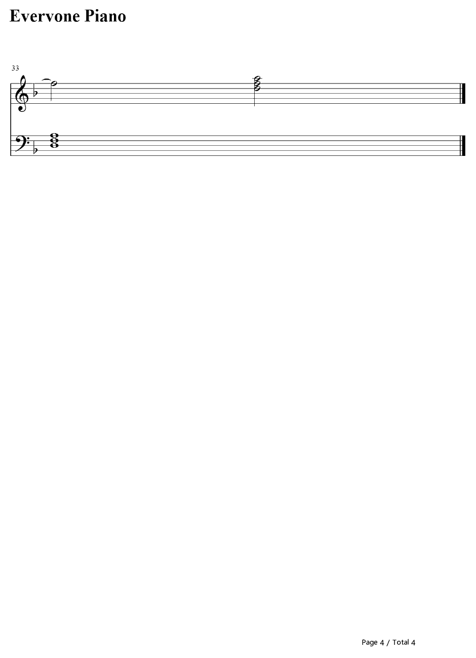 まどろみの約束钢琴谱-千反田爱瑠（佐藤聪美）伊原摩耶花（茅野爱衣）-冰菓ED4