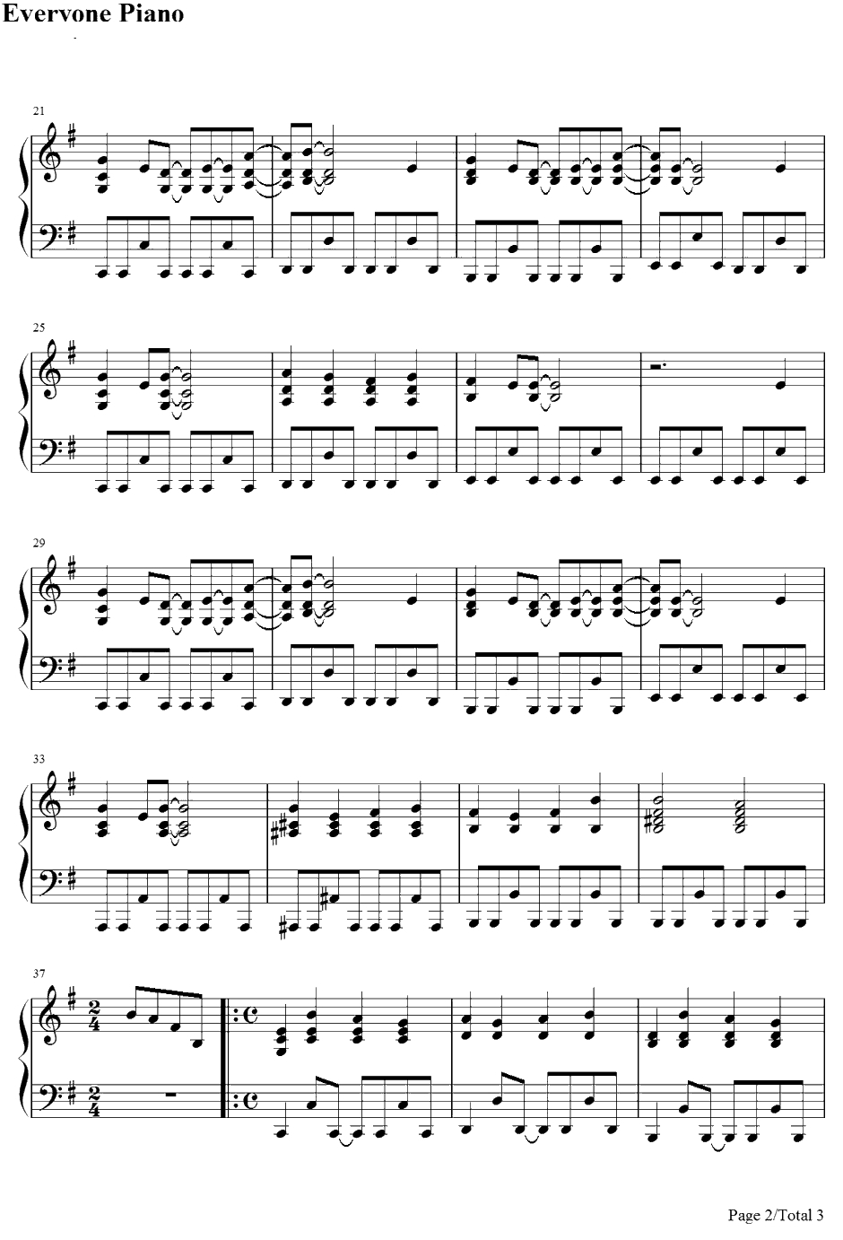 Don’ tSay‘ Lazy’钢琴谱-樱高轻音部-轻音少女ED-K-ON！ED2