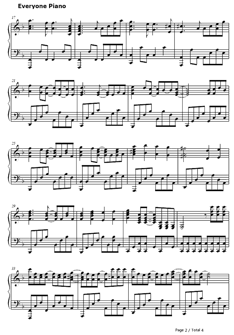 わたしの恋はホッチキス钢琴谱-放学后茶会放课後ティータイム-轻音少女插曲2