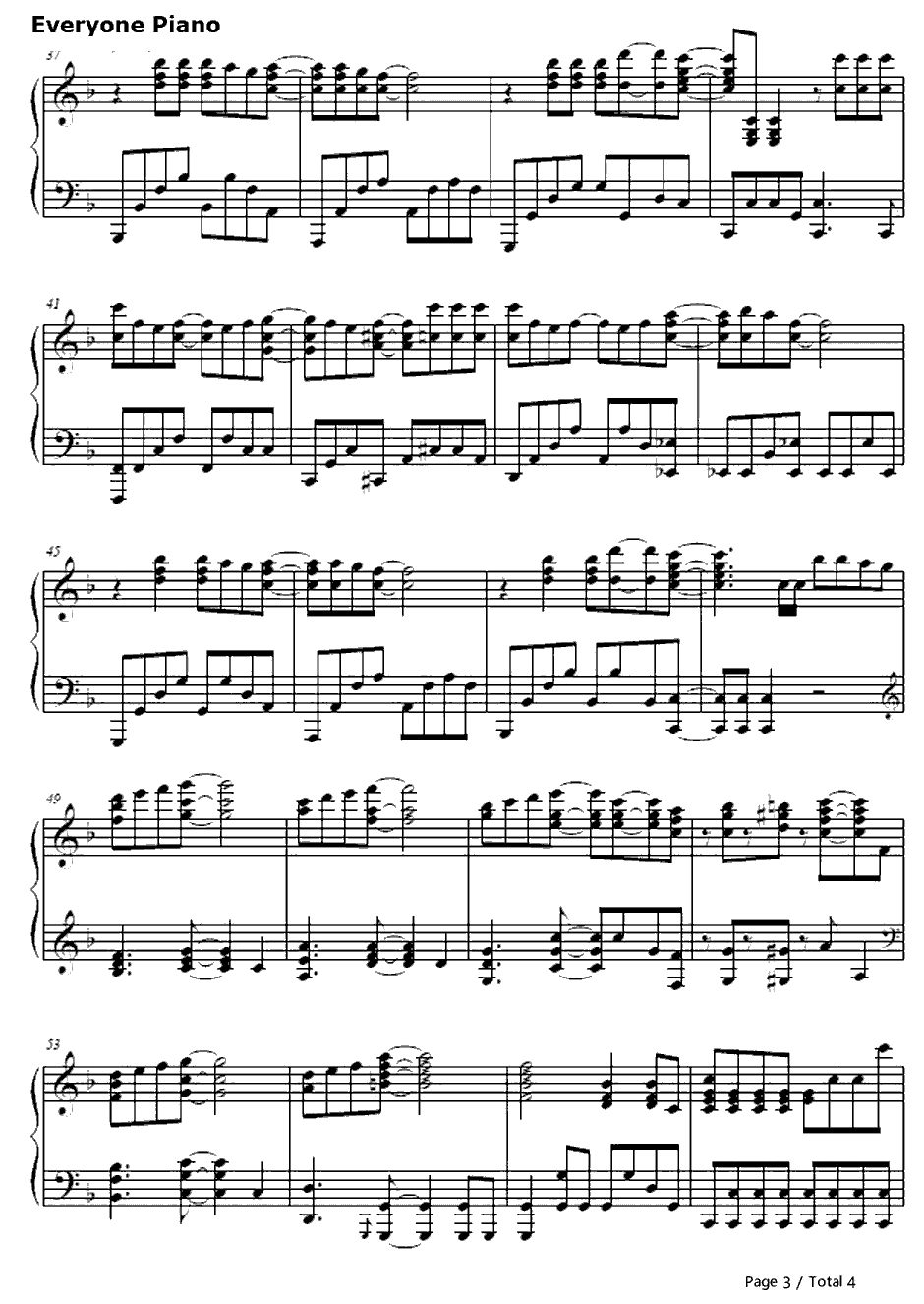 わたしの恋はホッチキス钢琴谱-放学后茶会放课後ティータイム-轻音少女插曲3