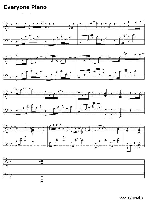 泪的告白钢琴谱-吉田亚纪子-ThankYou3