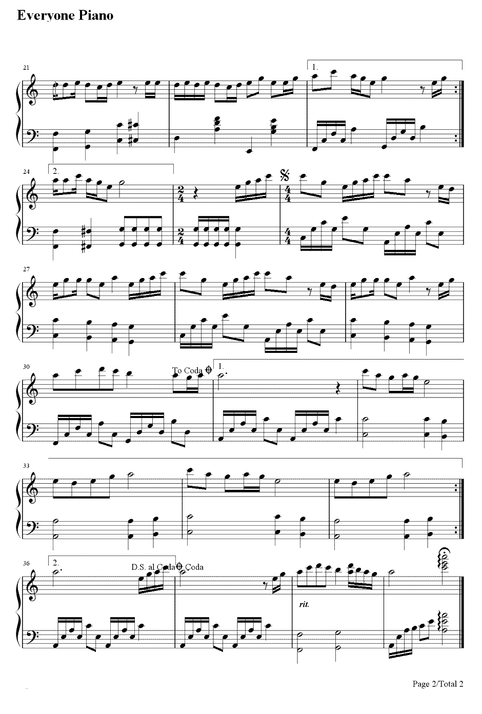 伤心太平洋钢琴谱-任贤齐2