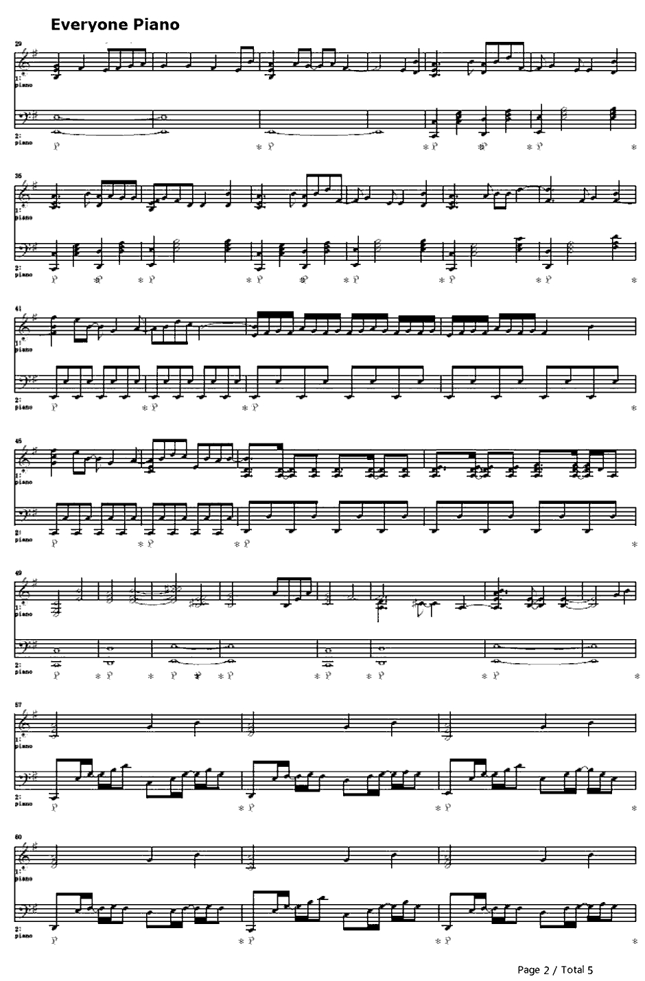 oblivious钢琴谱-Kalafina-空之境界ED12