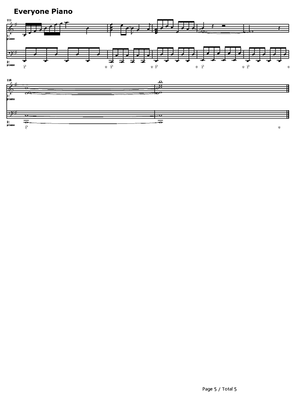 oblivious钢琴谱-Kalafina-空之境界ED15