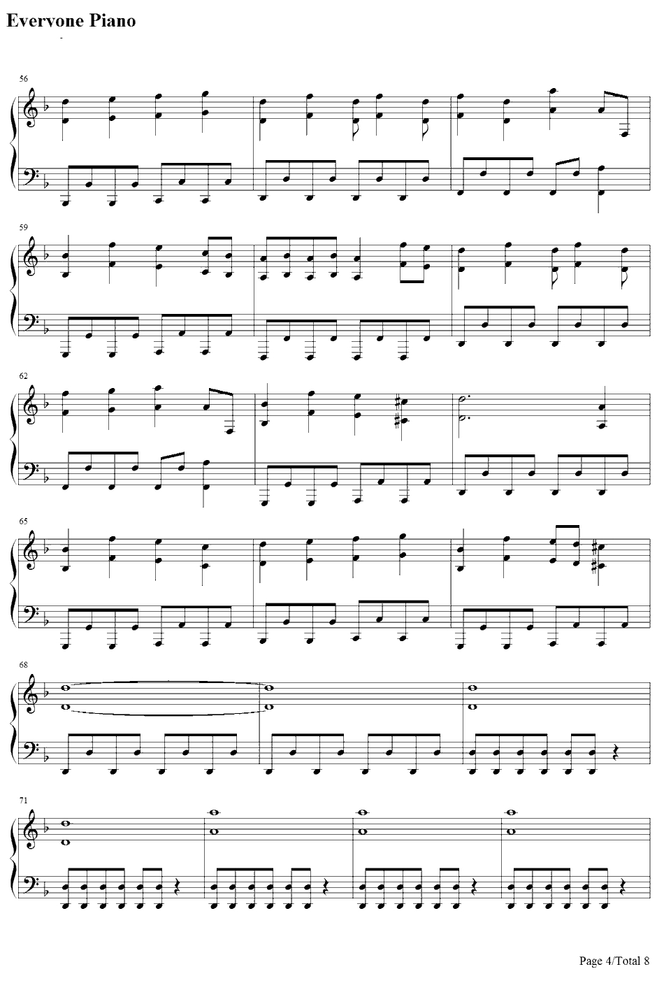 十面相钢琴谱-GUMI4