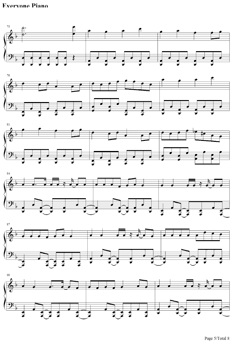 十面相钢琴谱-GUMI5