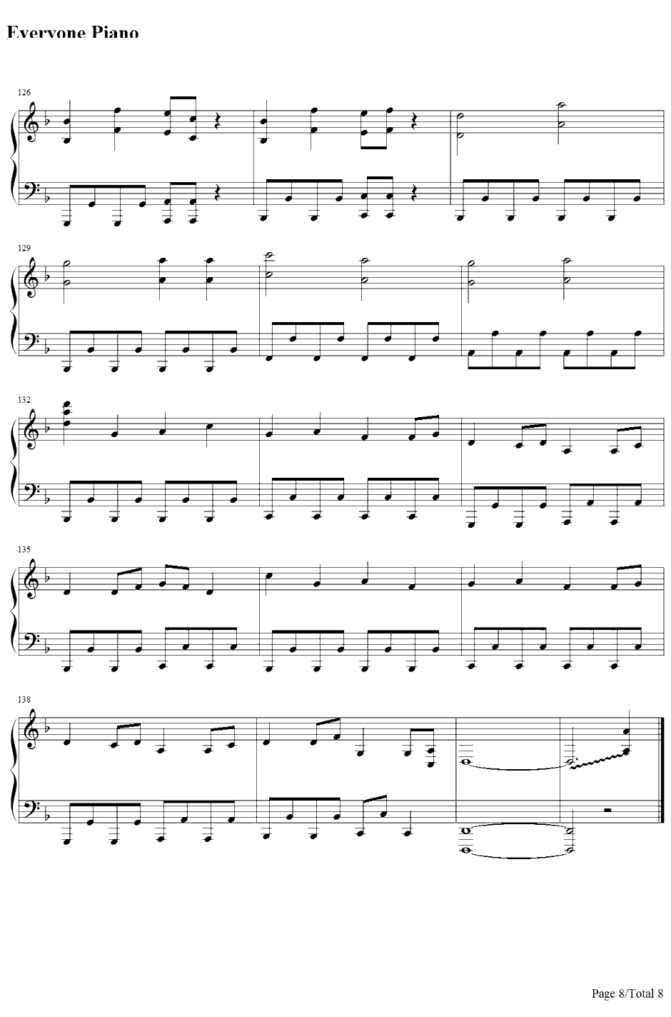 十面相钢琴谱-GUMI8