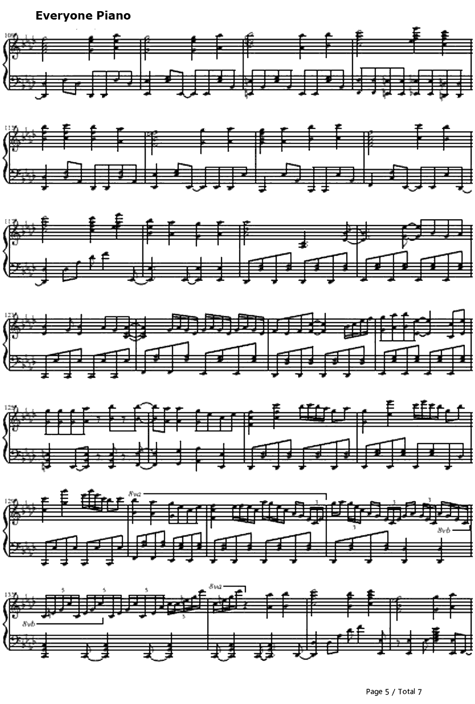 アマツキツネ钢琴谱-镜音リンAppend5