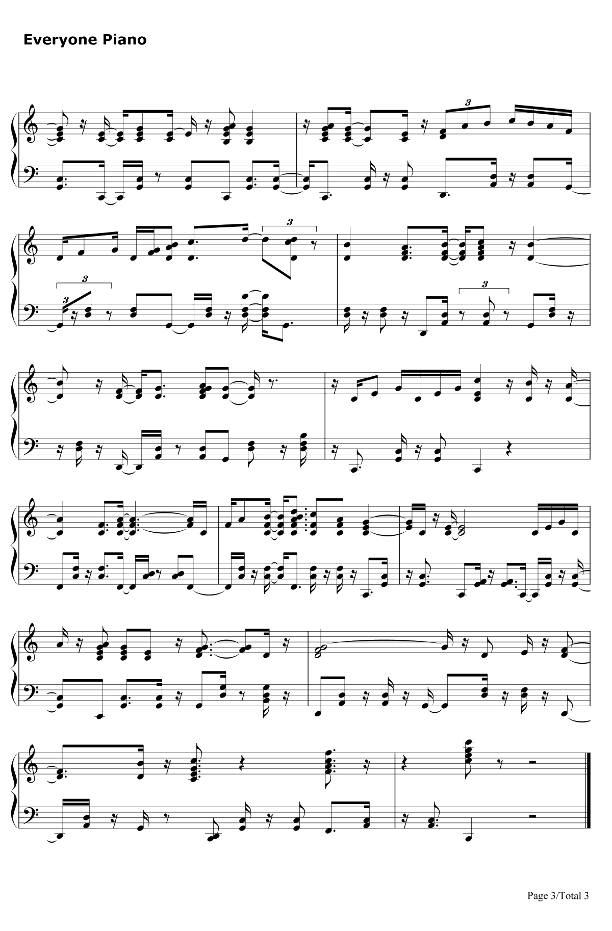 Que Sera Sera(WhateverWillBeWillBe)钢琴谱-JayLivingston&RayEvans-擒凶记插曲3