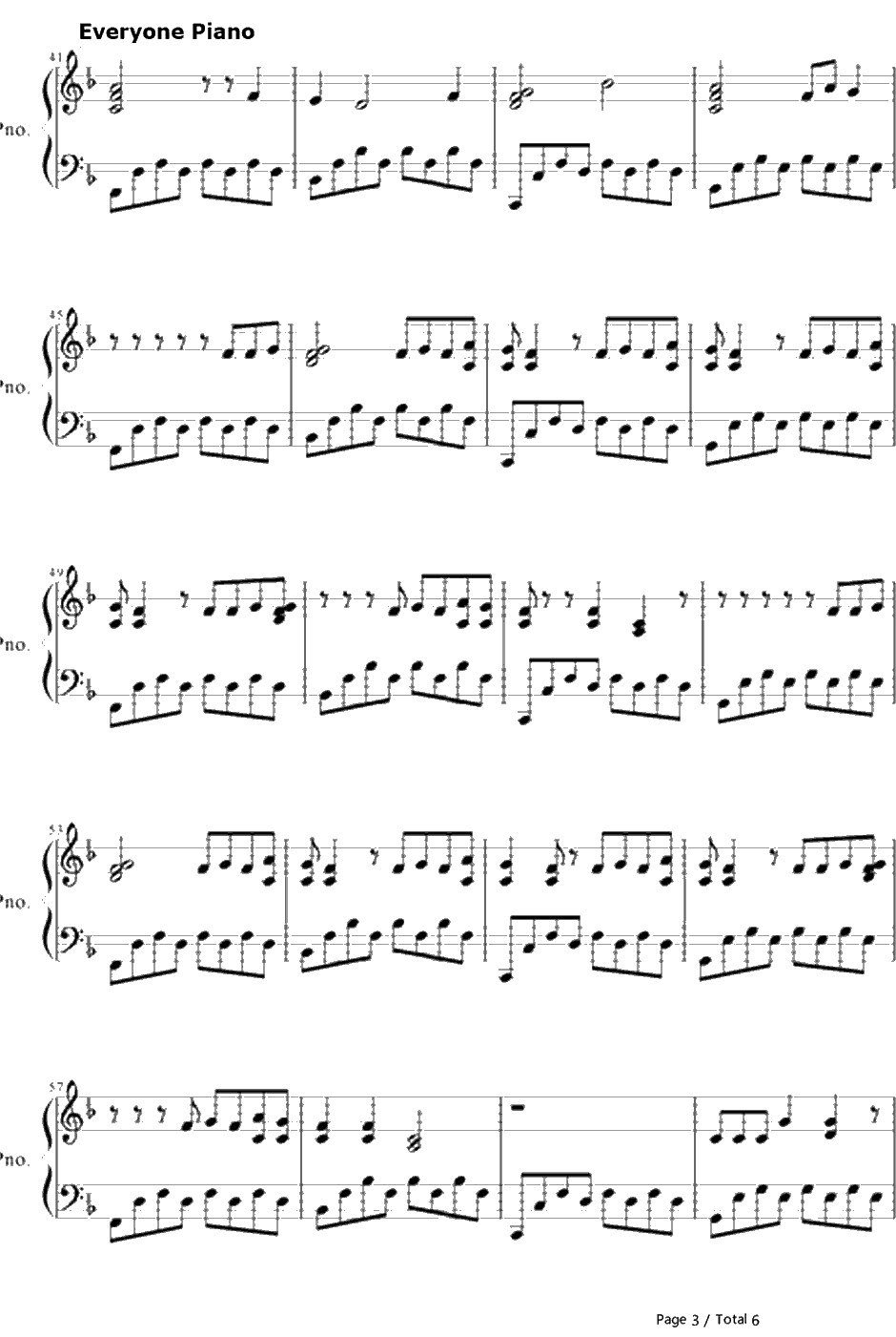 Wide Awake钢琴谱-KatyPerry3